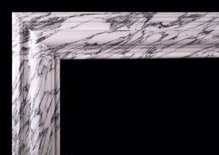 An English Bolection in Italian Arabescato Marble