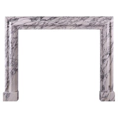 An English Bolection in Italian Arabescato Marble