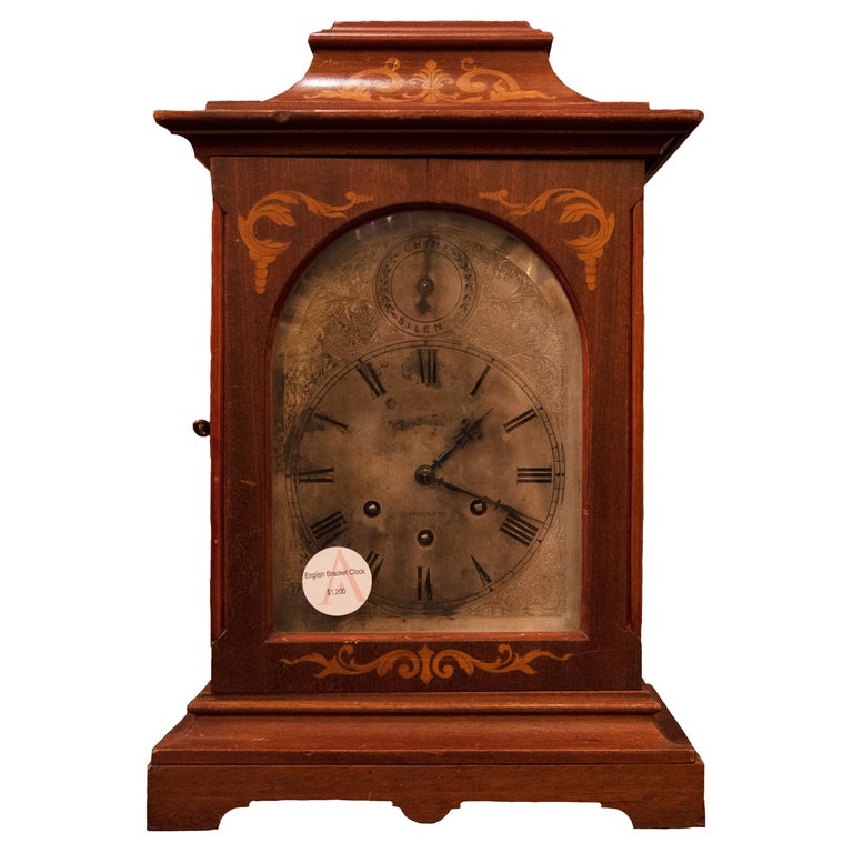 English Bracket Clock For Sale at 1stDibs