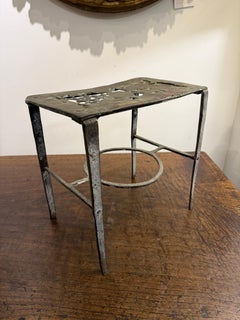 An English Brass and Cast Iron Fireplace Trivet, 18th Century