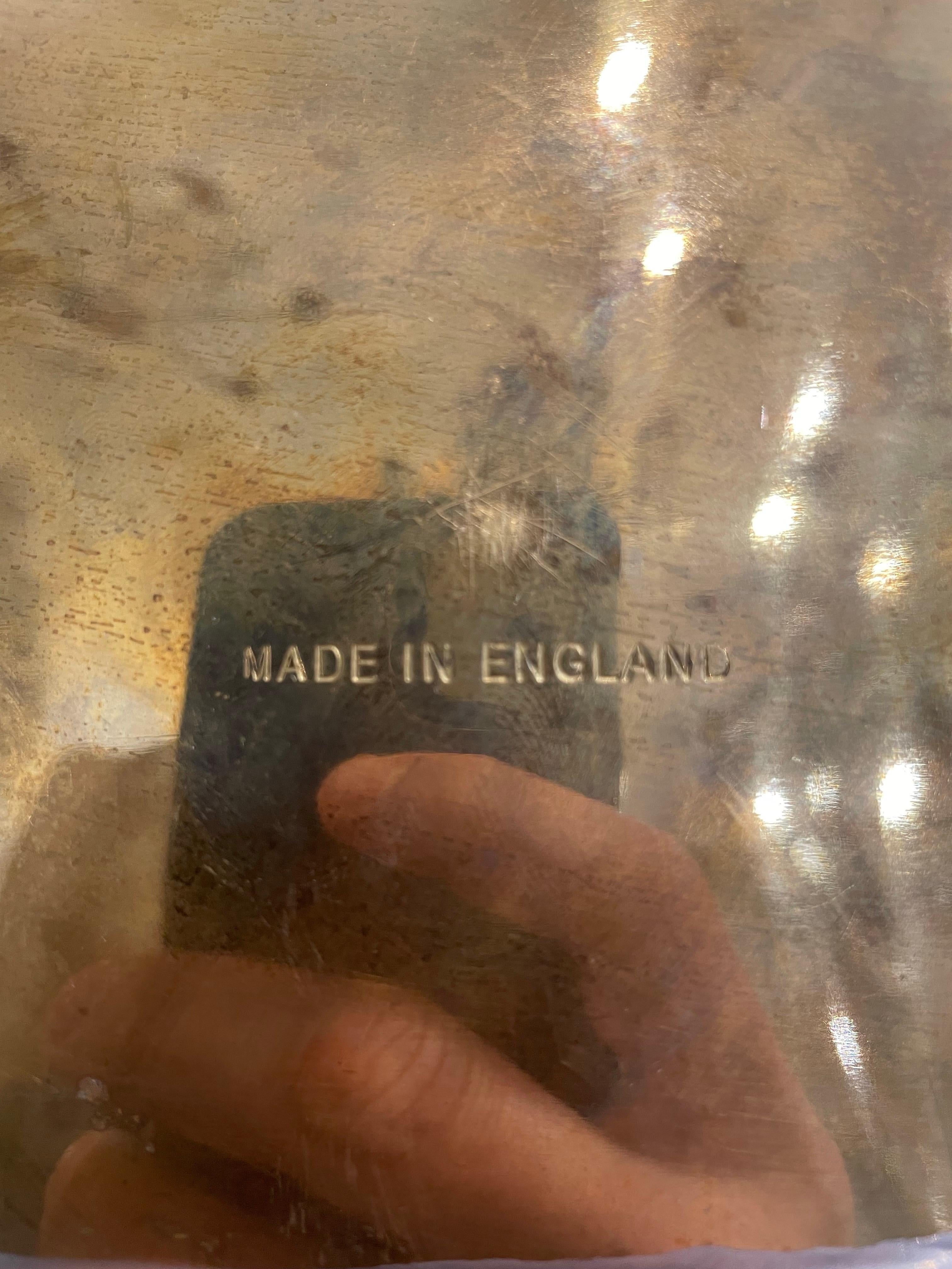 Portaombrelli inglese in ottone con design a forma di stivale dei cavalieri, CIRCA 1930 in vendita 4