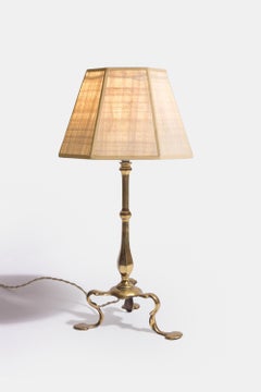 An English Brass 'Pullman' Lamp