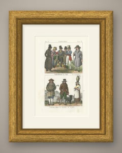 An English Cockfight, a Quaker and Country People of Scotland and Wales, 1842