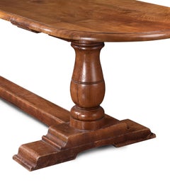English Elm Refectory Table, Early 19th Century