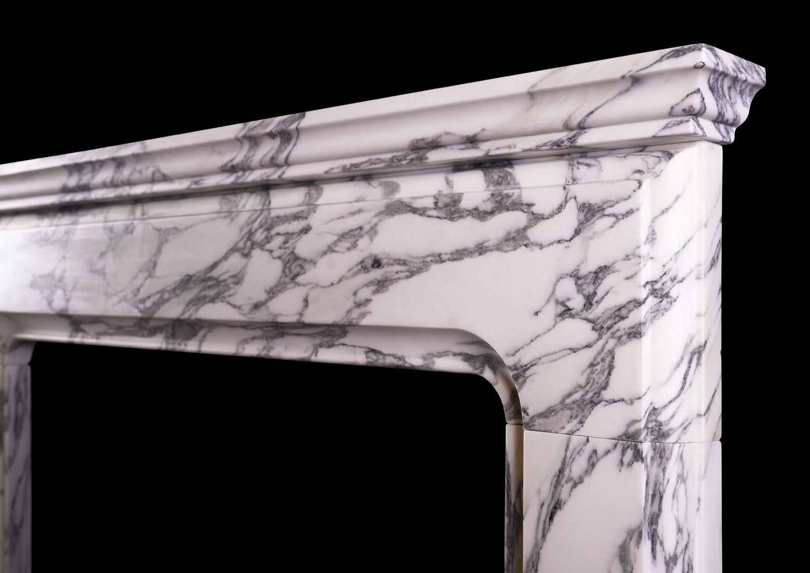 Modern An English Fireplace of Architectural Form For Sale