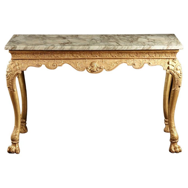 George II console, ca. 1740, offered by