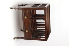 English George III Mahogany Canterbury of Elegant Proportions, circa 1810