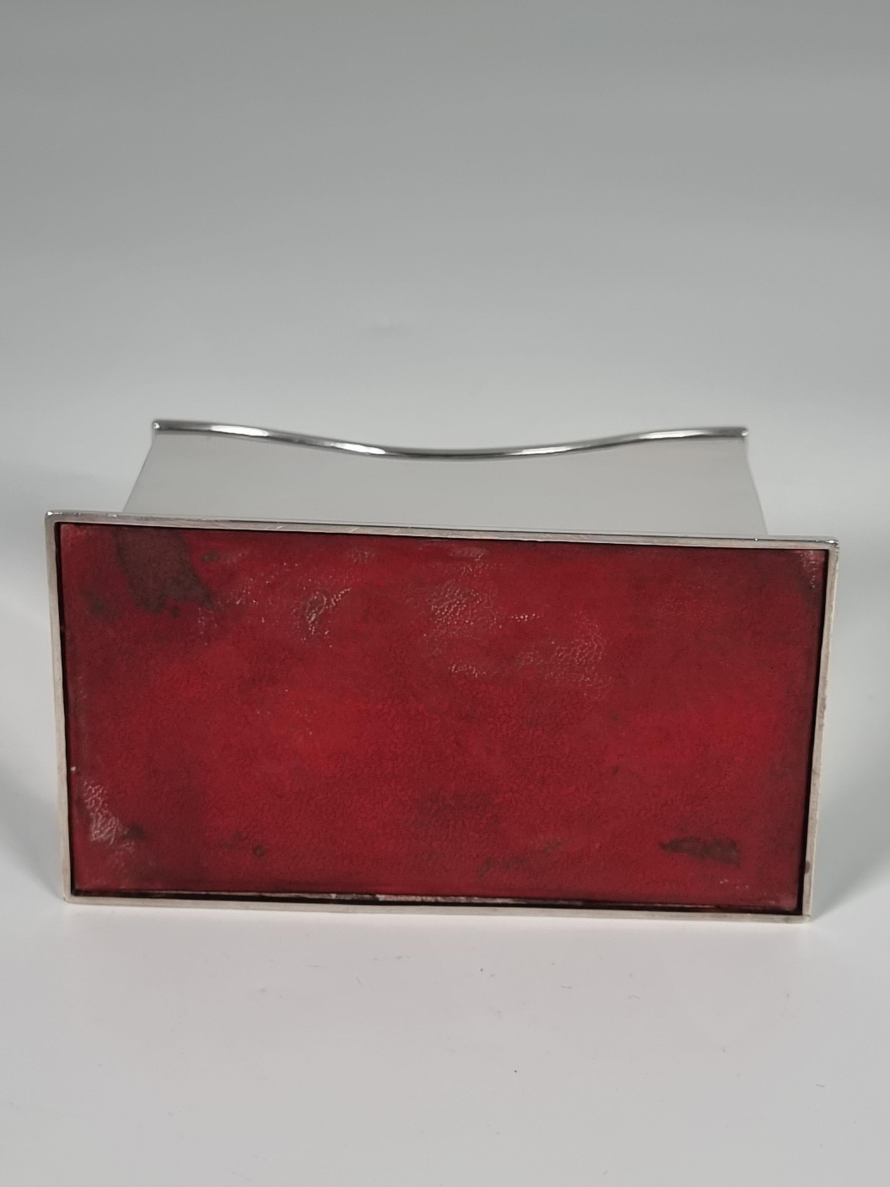 An English hallmarked silver postal letter rack or desk tidy, Chester 1896 – 7 2