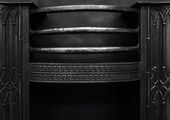 English Hob Grate with Greek Key to Fret