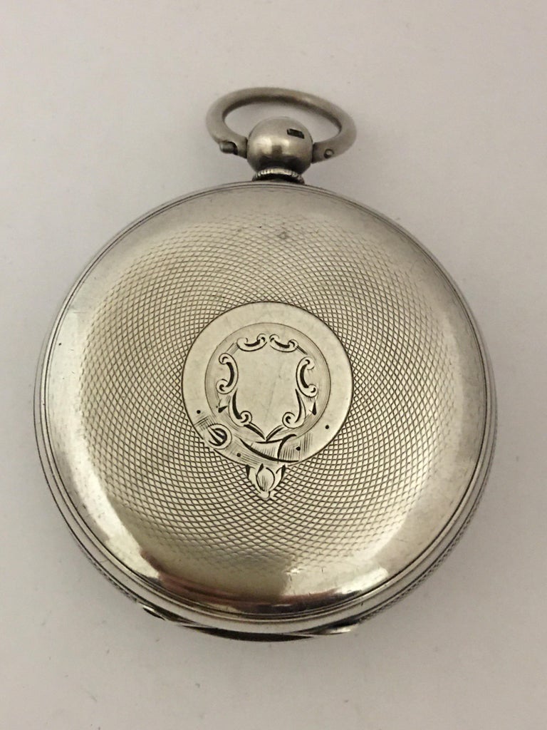 English Lever Fusee Silver Pocket Watch, circa 1866 For Sale at 1stDibs