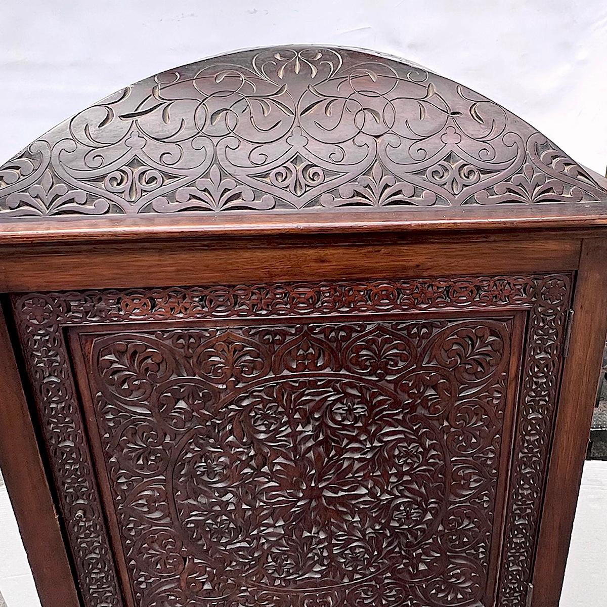 An English Moorish Style Cabinet For Sale 5