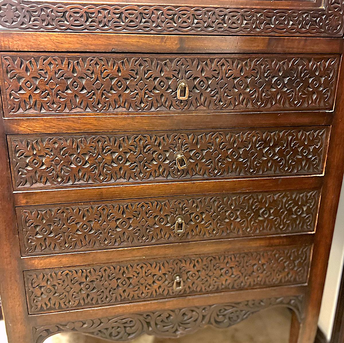 An English Moorish Style Cabinet For Sale 6
