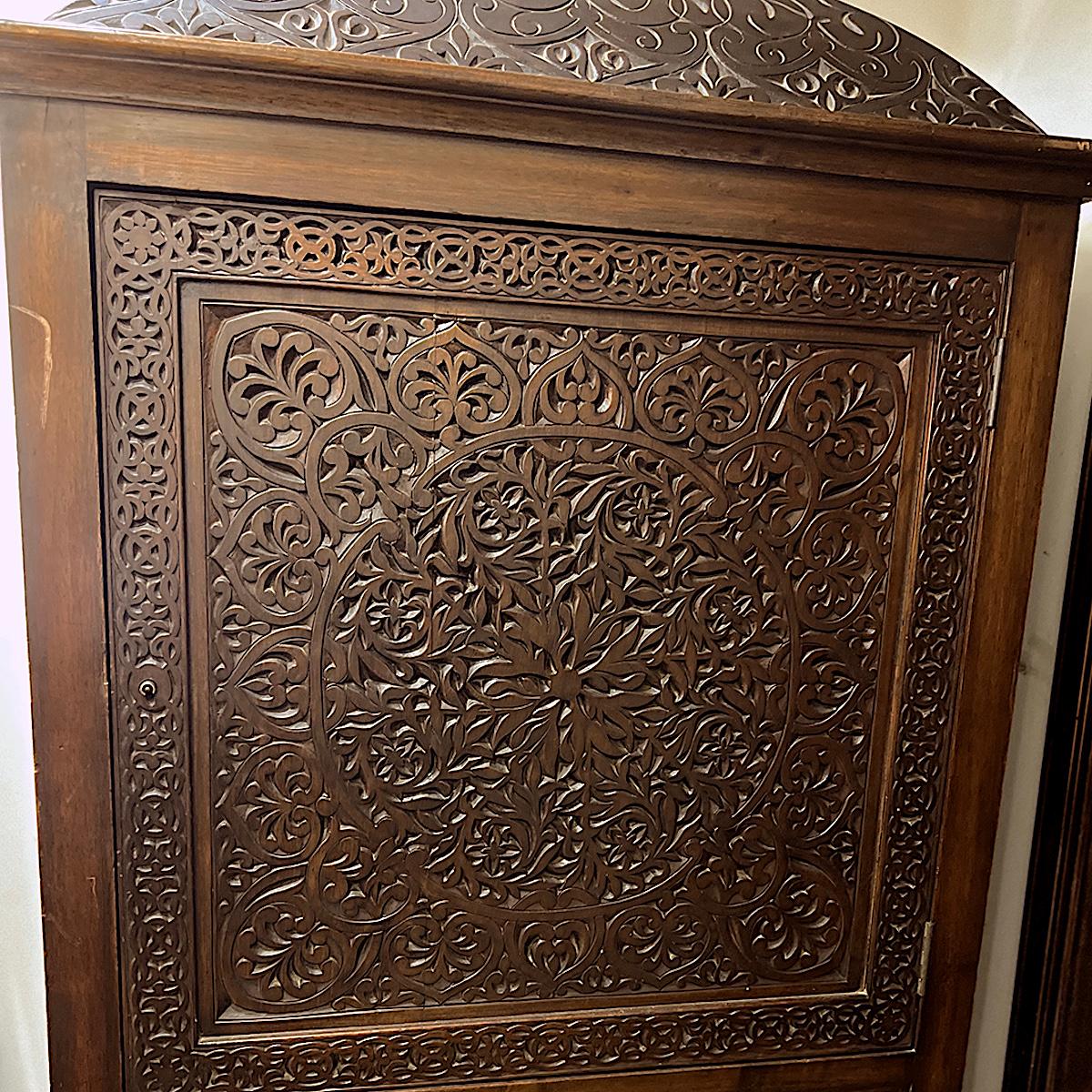 An English Moorish Style Cabinet For Sale 2