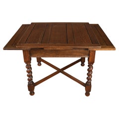 Antique English Oak Pub Table