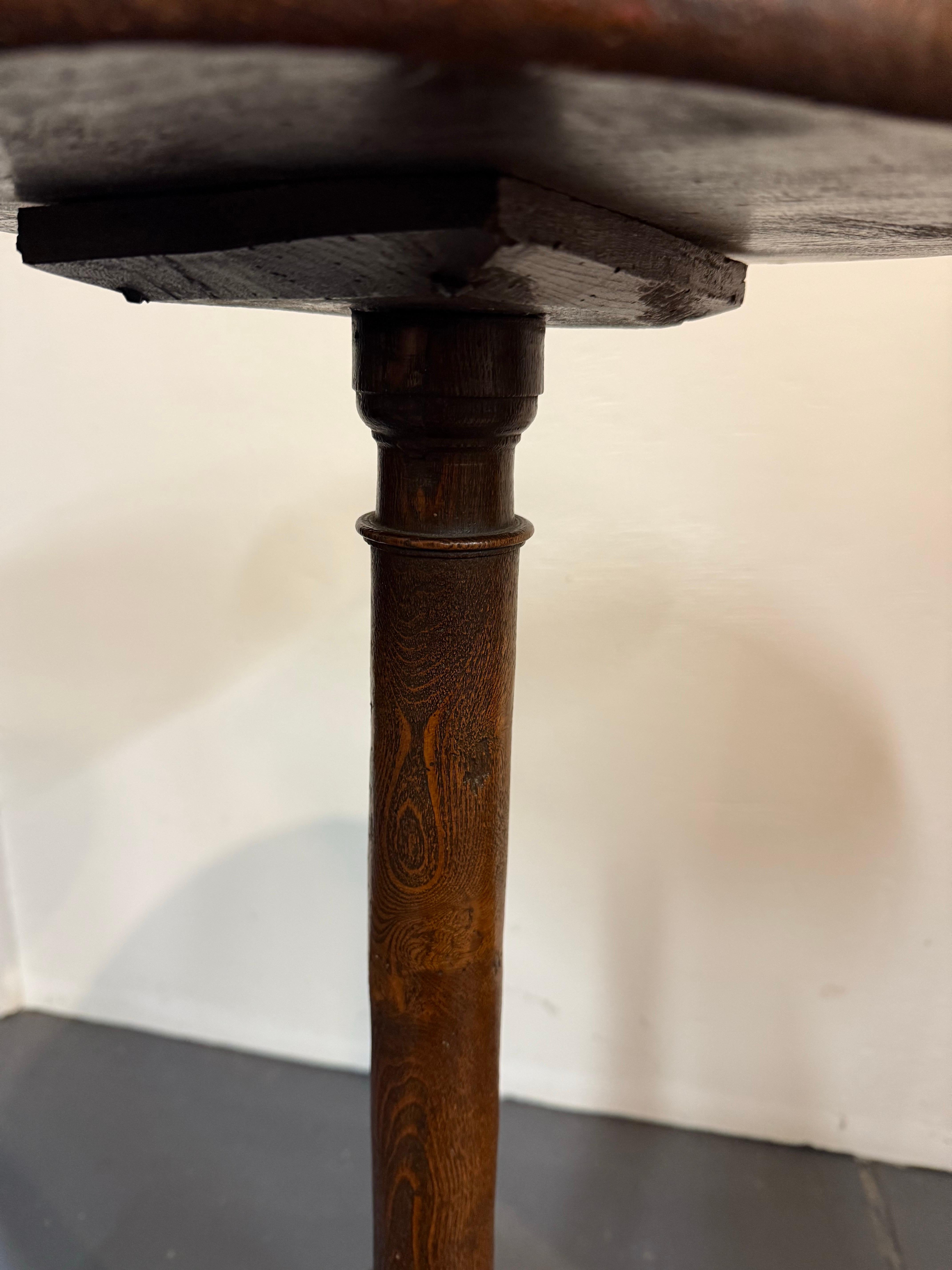 Tavolo rotondo da ufficio inglese in Oak, XIX secolo In condizioni buone in vendita a ARMADALE, VIC