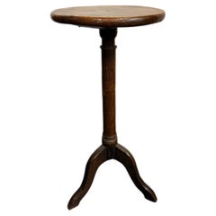 An English Oak Round Occassional Table, 19th Century