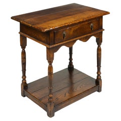 An English Oak Side Table
