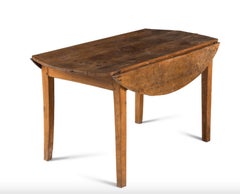 An English Provincial Fruitwood Drop-Leaf Table 19th Century
