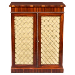 An English Regency Goncalo Alves Side Cabinet