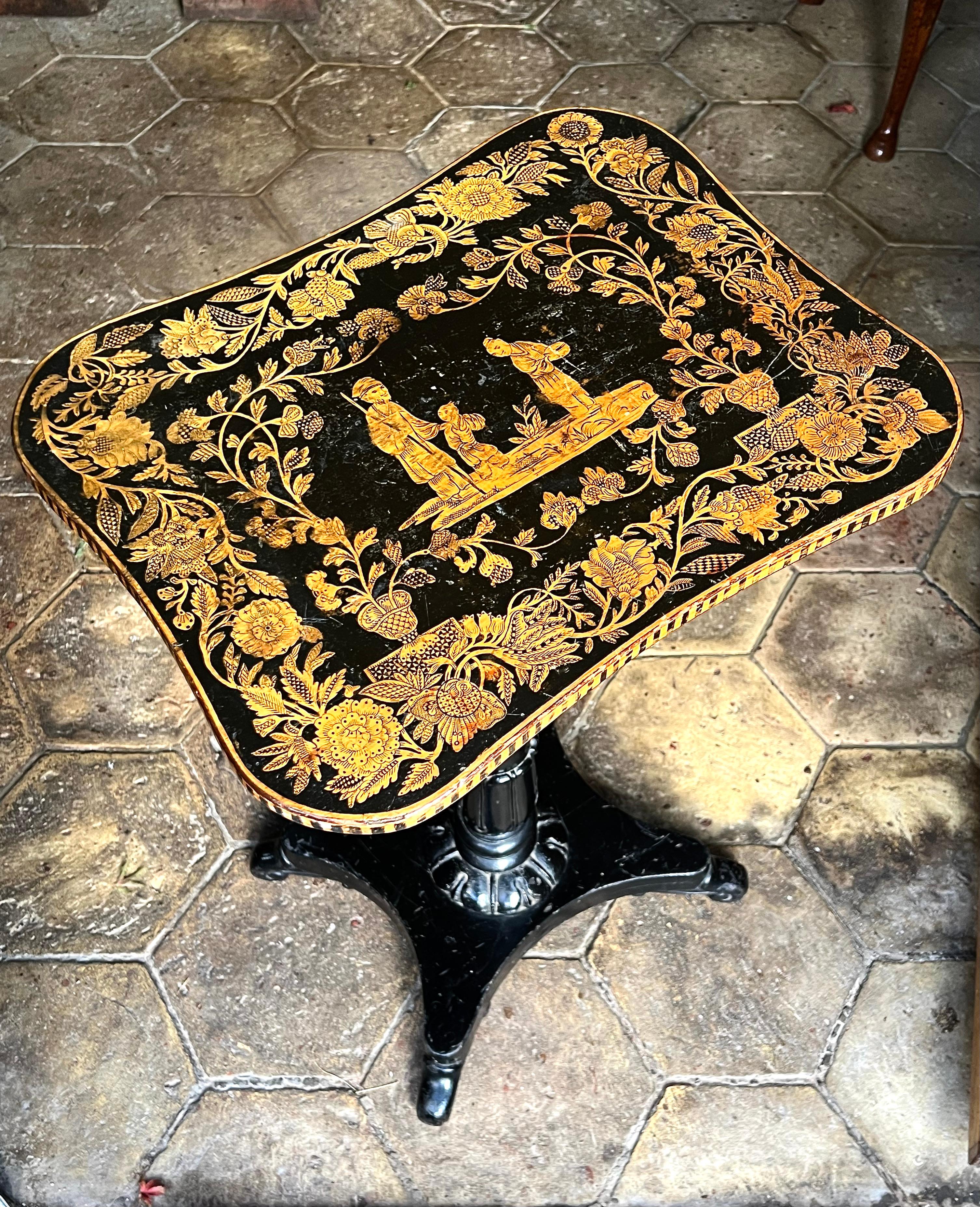 Anglais Table d'appoint en ferronnerie d'art d'époque Régence anglaise en vente