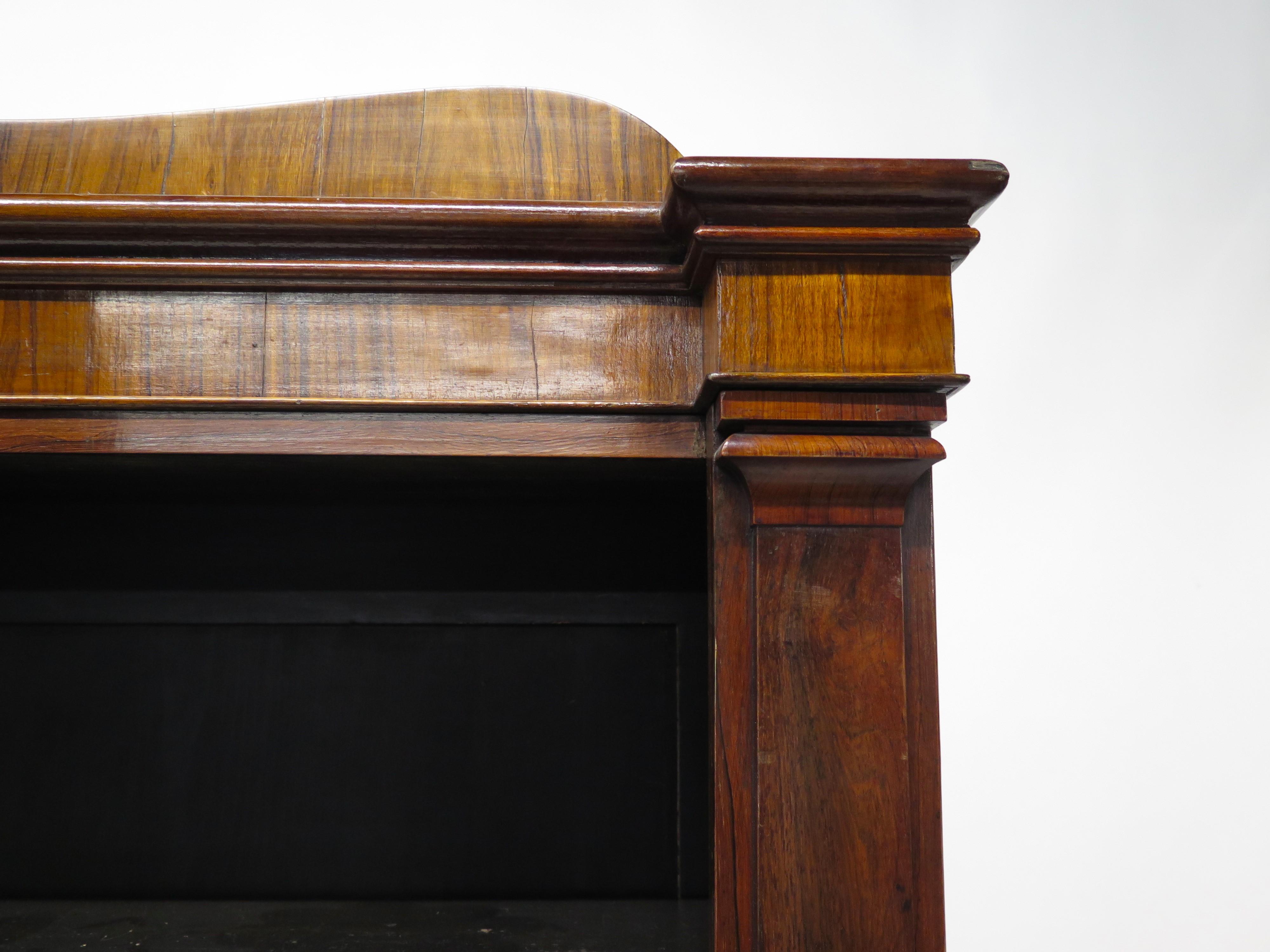 An English Regency Rosewood Bookcase For Sale 6