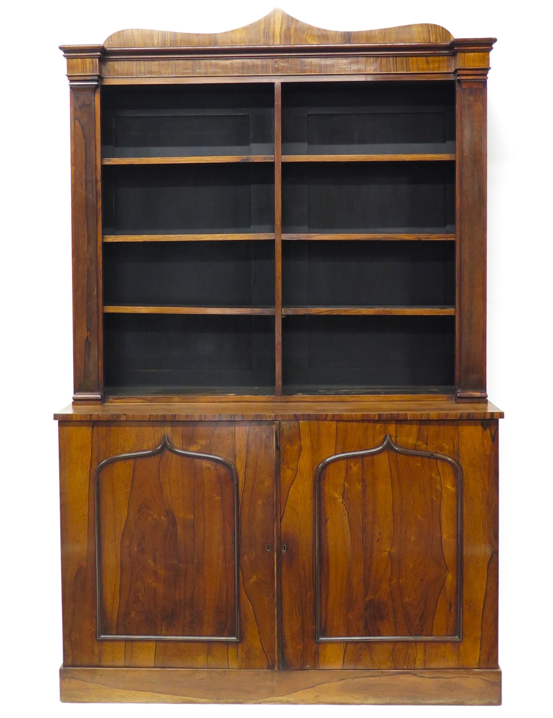 An English Regency Rosewood Bookcase For Sale 10