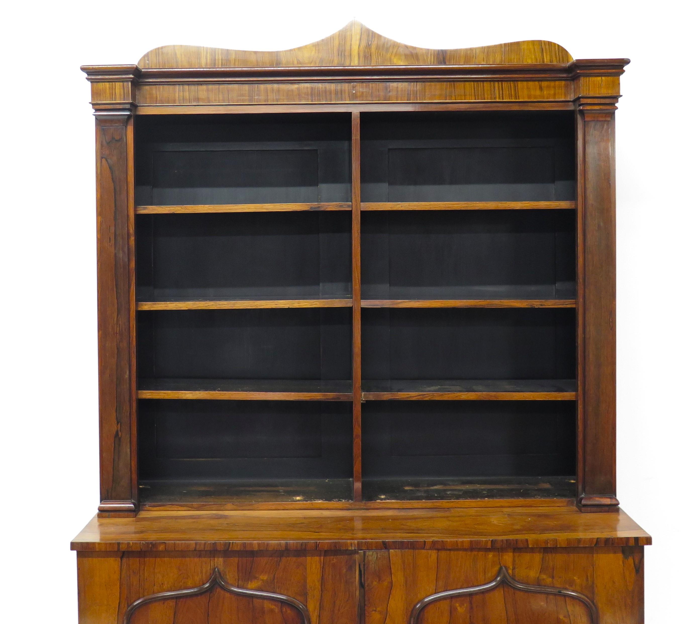 An English Regency Rosewood Bookcase For Sale 2