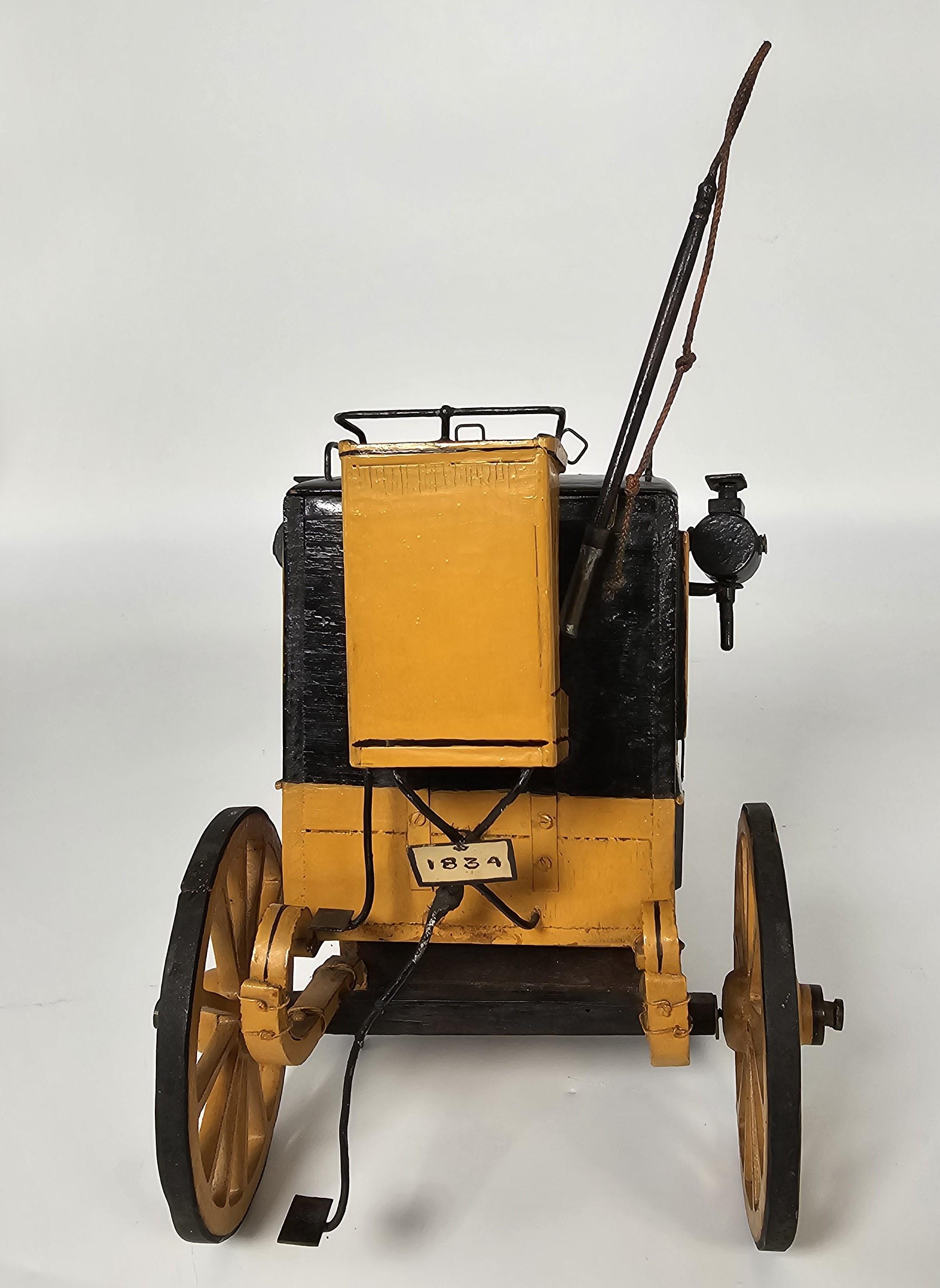 Un modello in scala inglese di una cabina Hanson dell'inizio del XIX secolo, circa 1920 in vendita 4