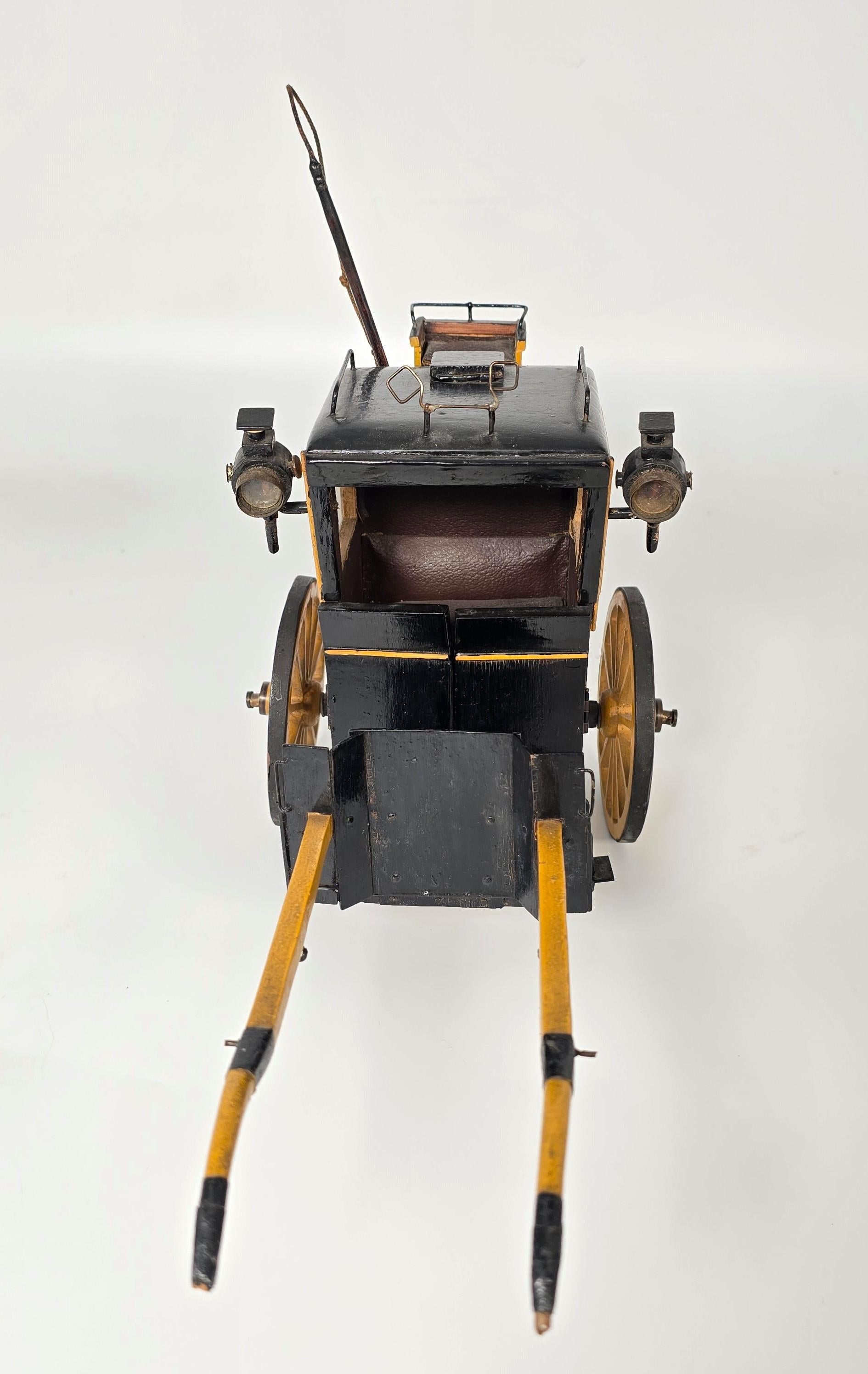 Edoardiano Un modello in scala inglese di una cabina Hanson dell'inizio del XIX secolo, circa 1920 in vendita