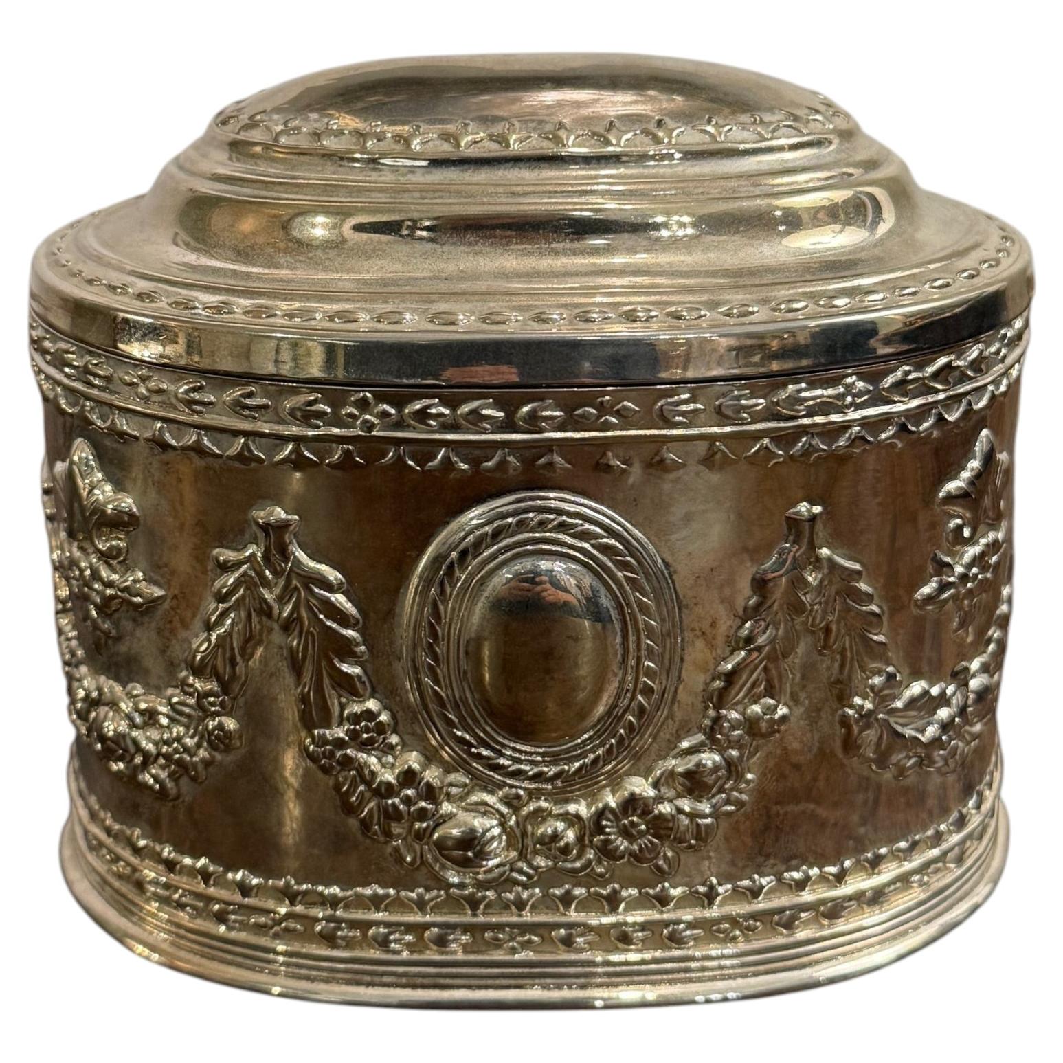 An English Silver Plated Casket, Early 20th Century
