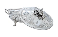 An English Silver Soup Tureen made by Garrards, London 1827 Arms of Henry Paget