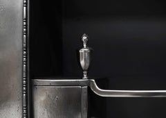 English Steel Register Grate in the Georgian Style