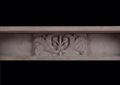 English Stone Fireplace in the Regency Style