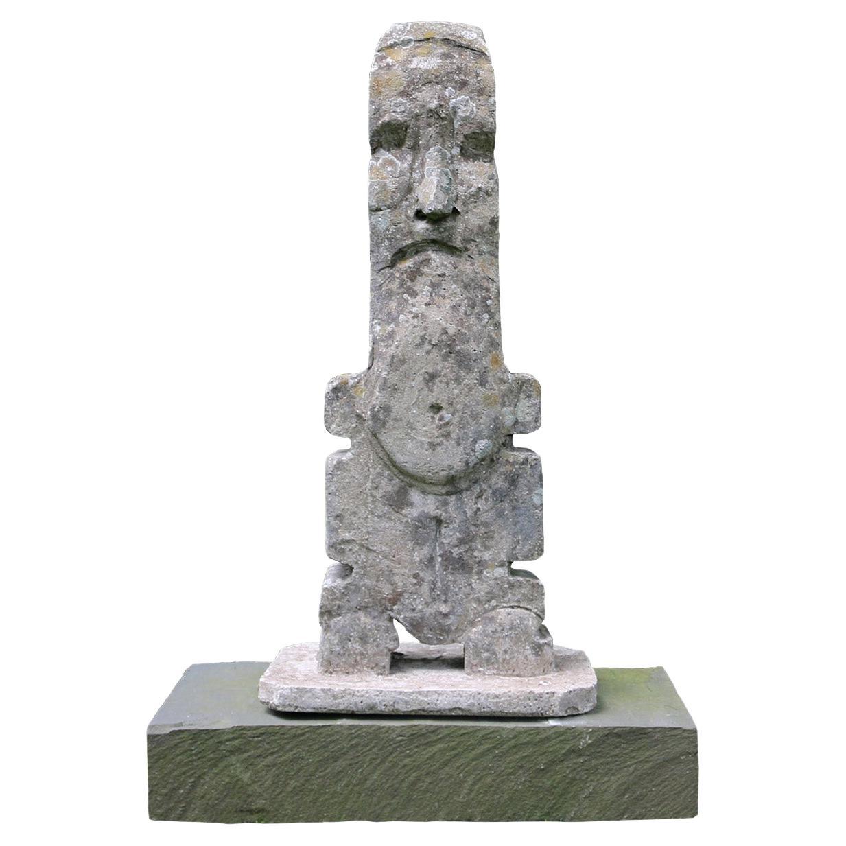 English Stone TOTEM Figure Made by Gerald Moore