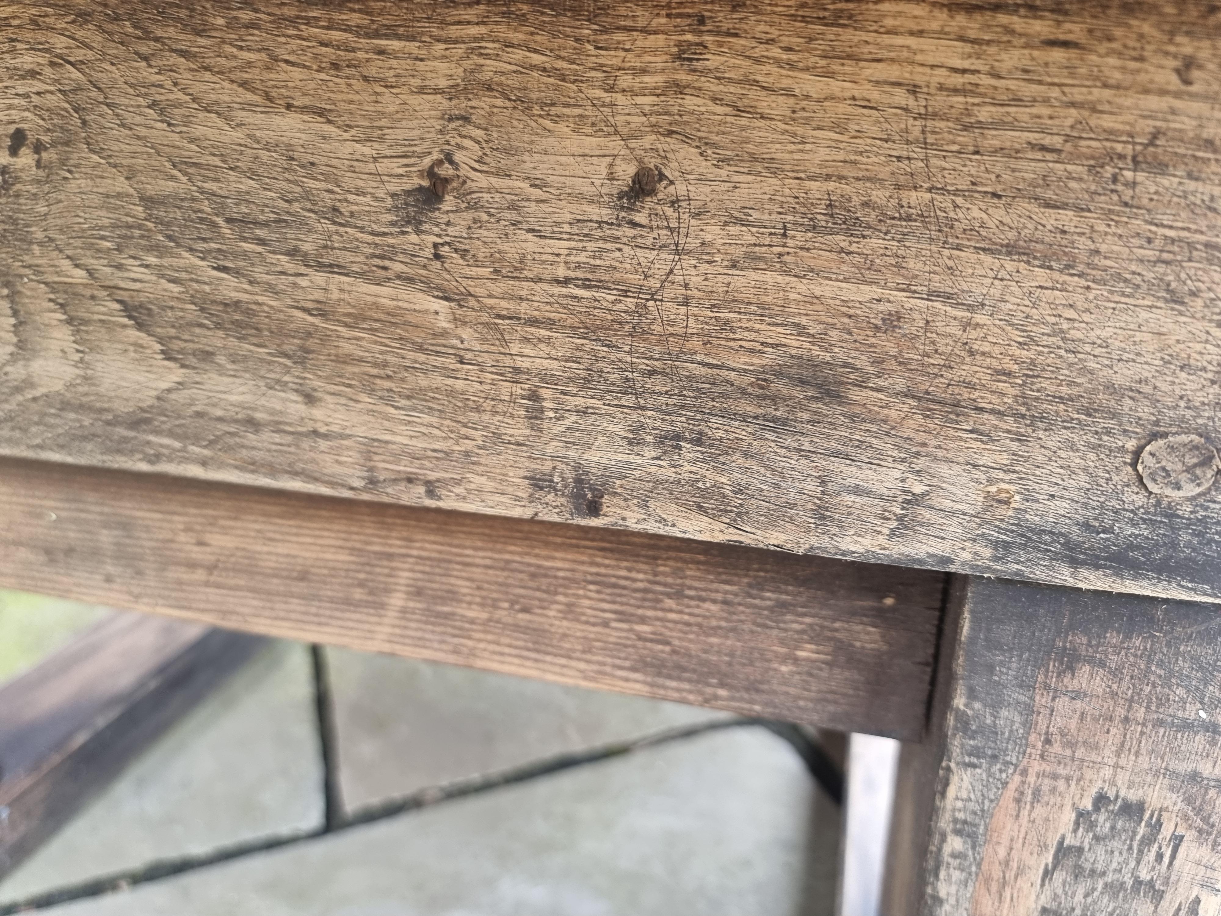 An English coffee or low table made in a rustic style, circa 1910 For Sale 4