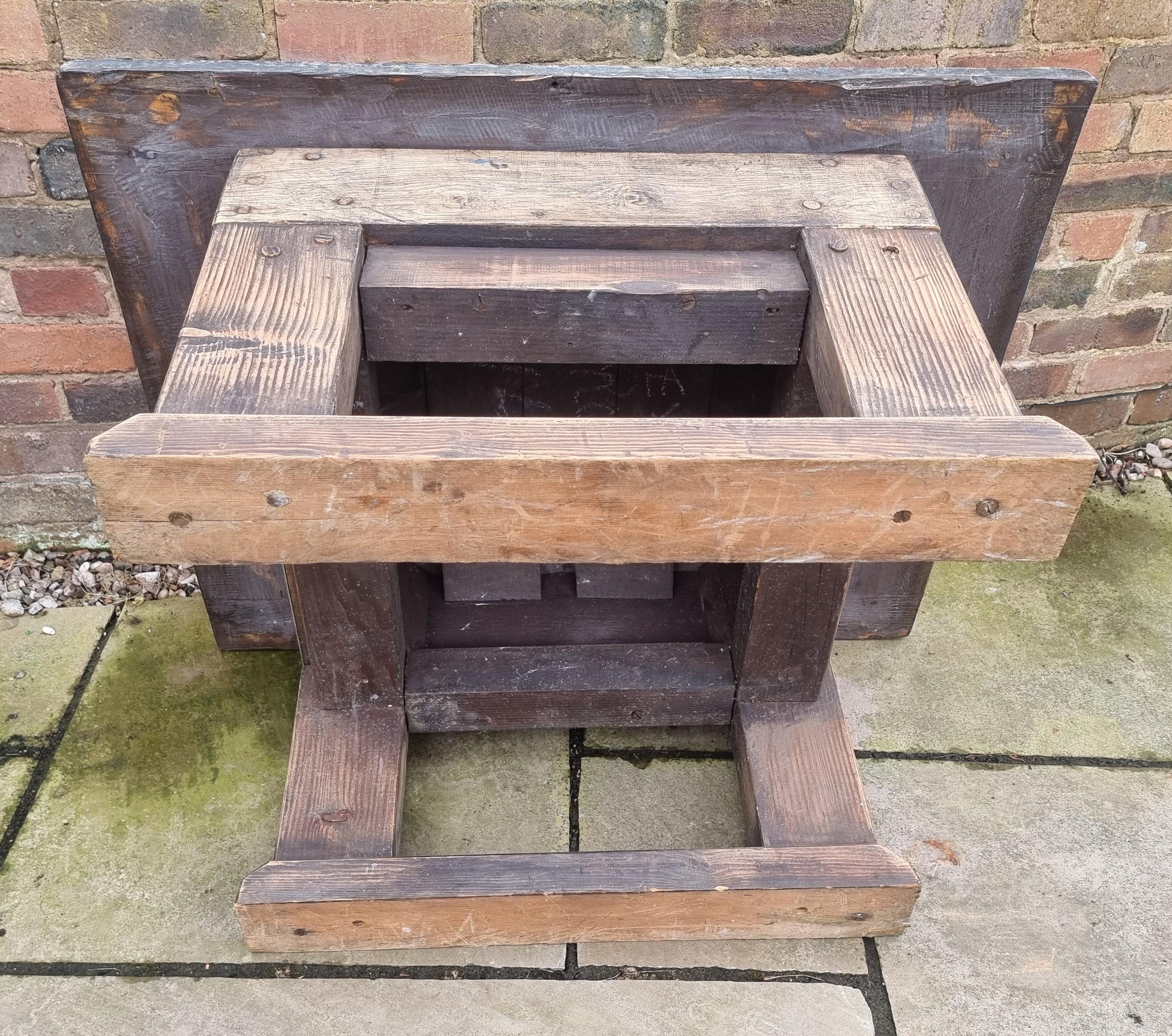 An English coffee or low table made in a rustic style, circa 1910 For Sale 5
