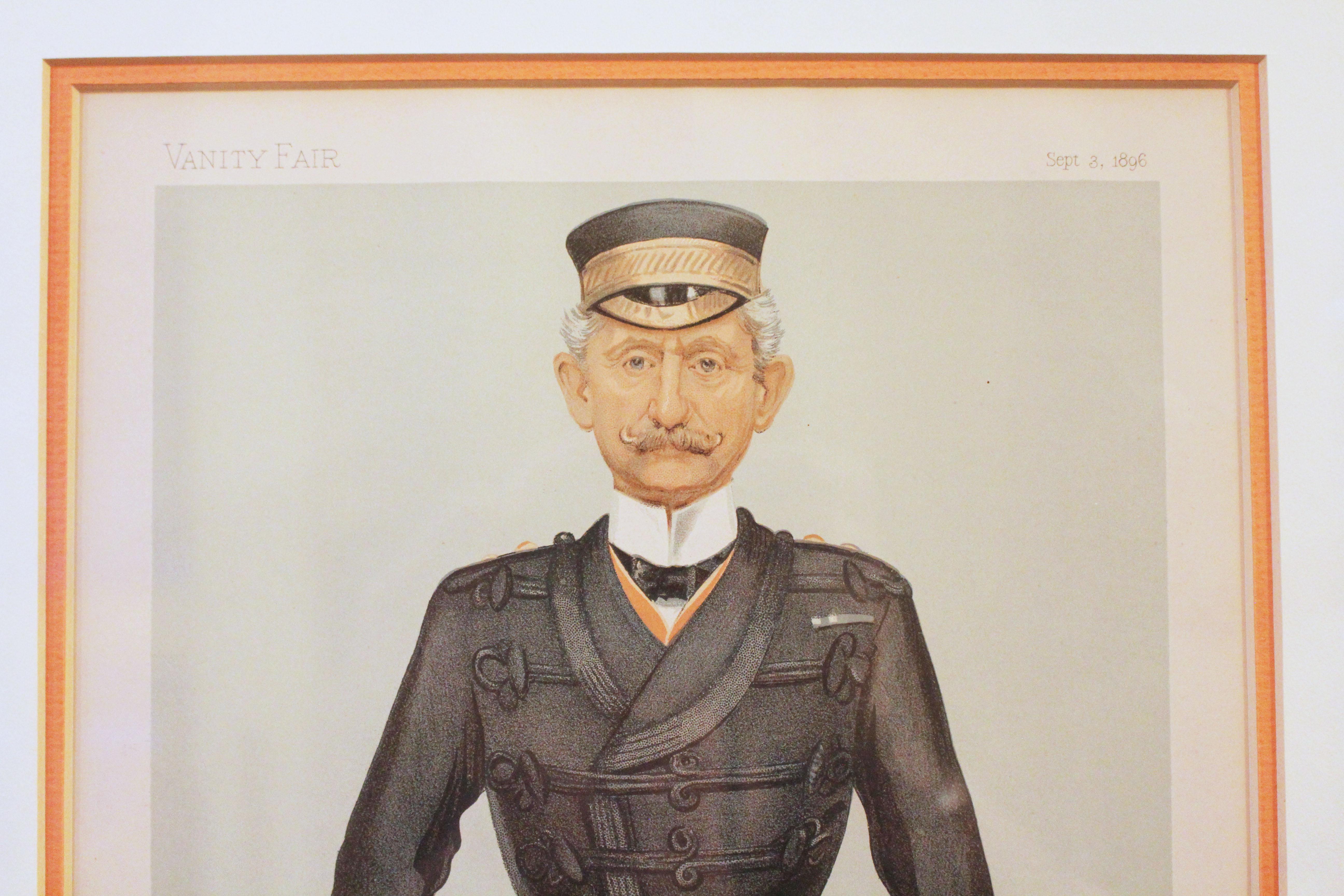 Eine englische Vanity Fair Chromolithographie von Oberst George Malcom Fox (Viktorianisch) im Angebot