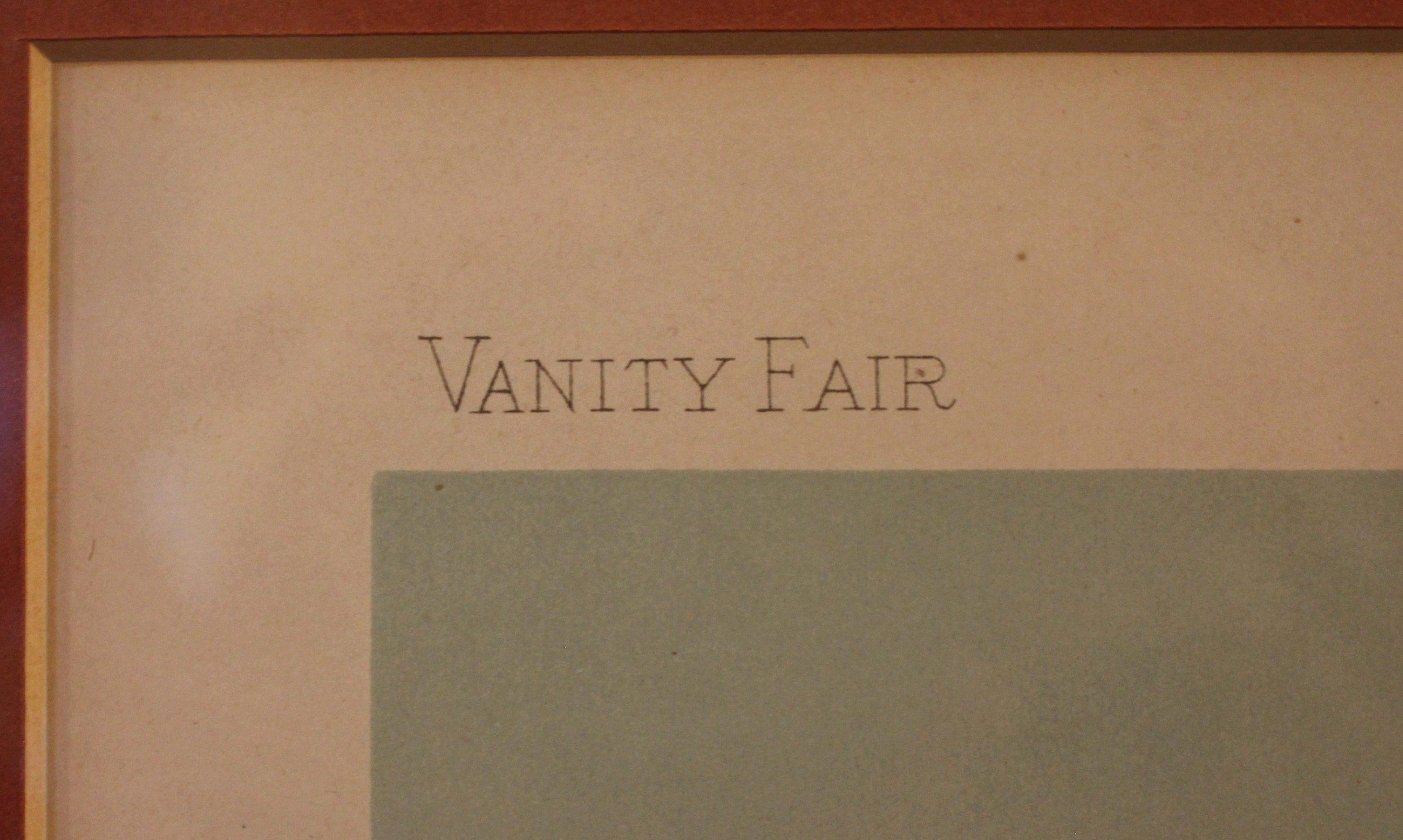 Eine englische Vanity Fair Chromolithographie von Herrn Thomas Colleton Garth im Zustand „Gut“ im Angebot in Chapel Hill, NC