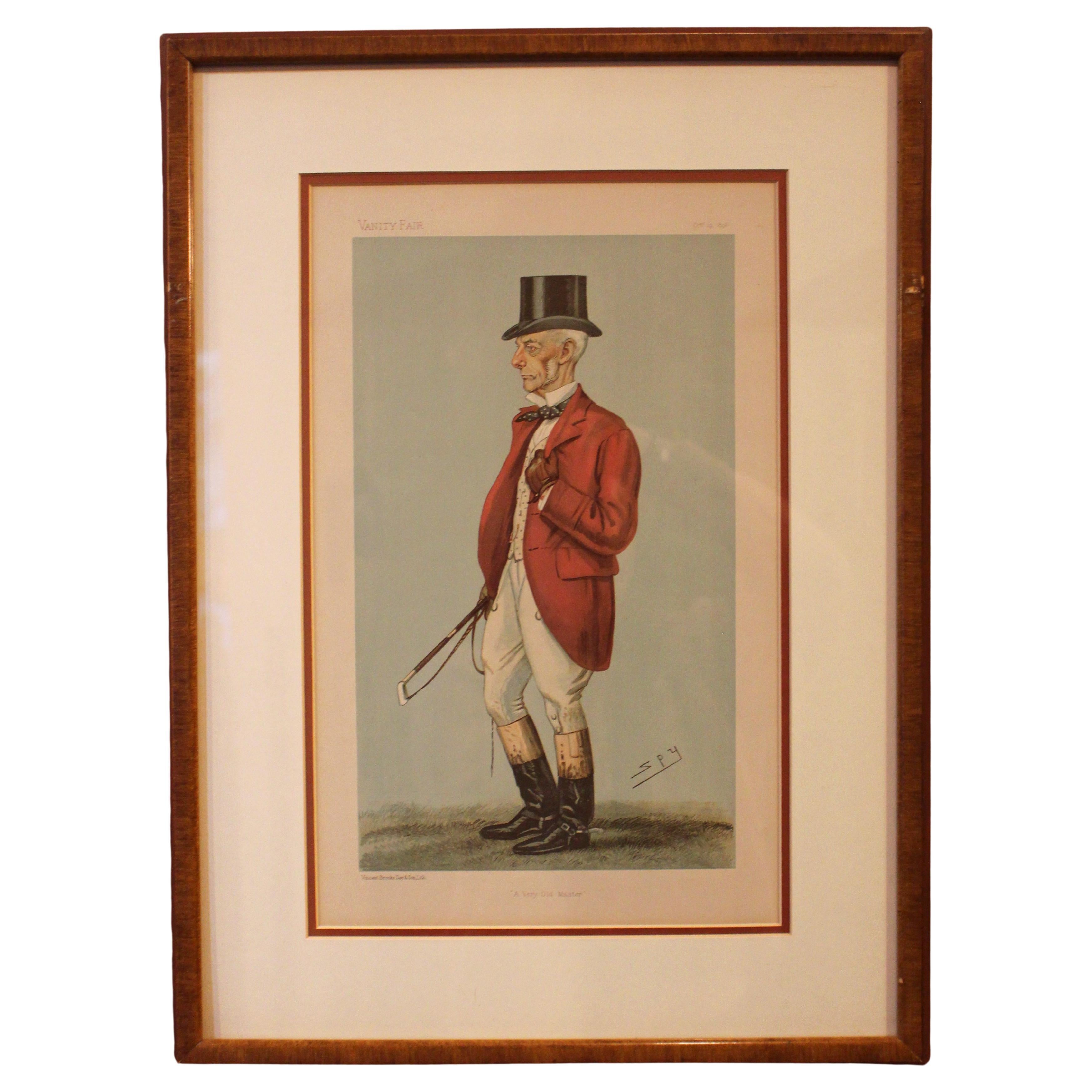 Eine englische Vanity Fair Chromolithographie von Herrn Thomas Colleton Garth