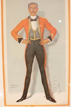 An English Vanity Fair Chromolithograph of "Ossie" by Sir Leslie Ward