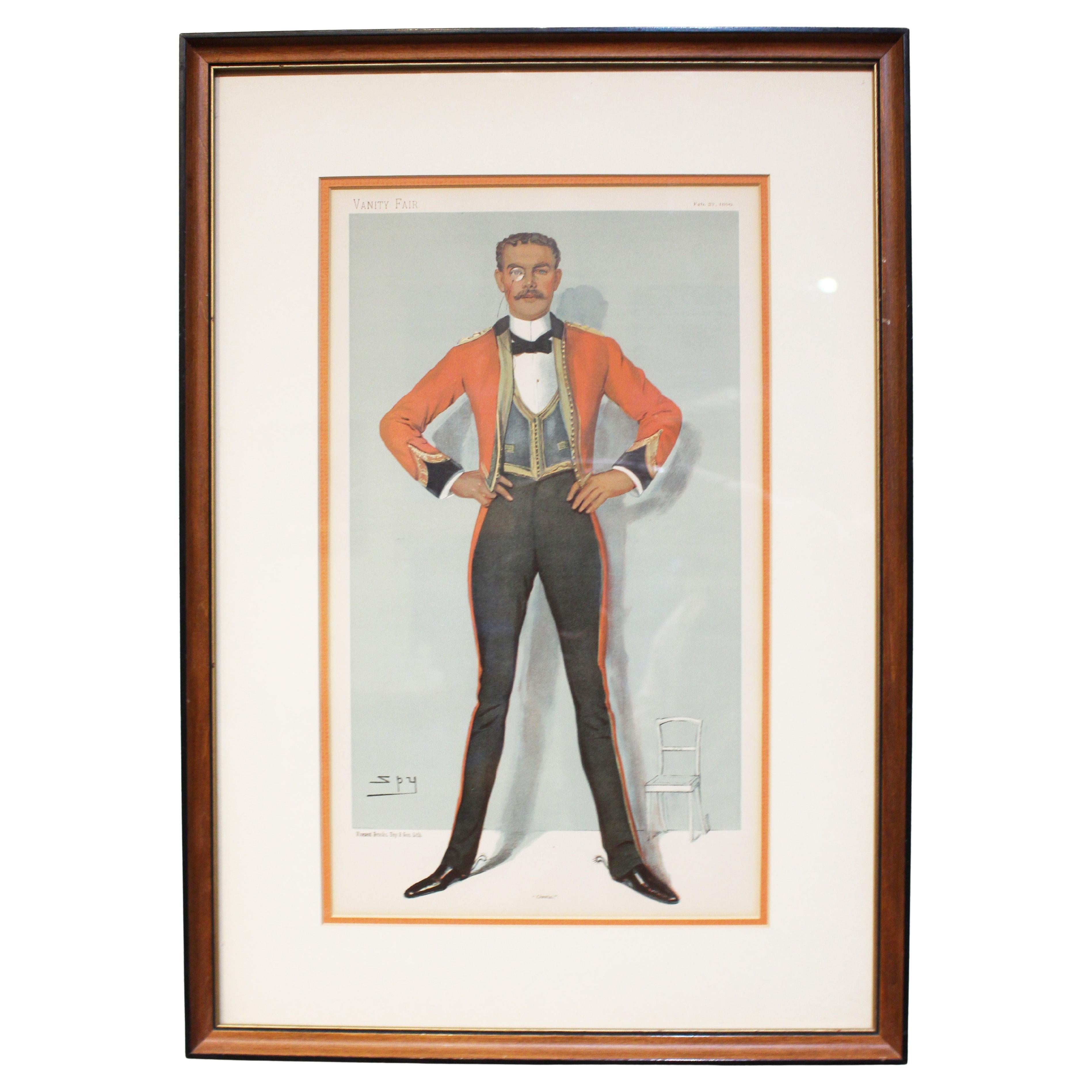 Eine englische Vanity Fair Chromolithographie von "Ossie" von Sir Leslie Ward