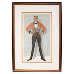 Antique An English Vanity Fair Chromolithograph of "Ossie" by Sir Leslie Ward