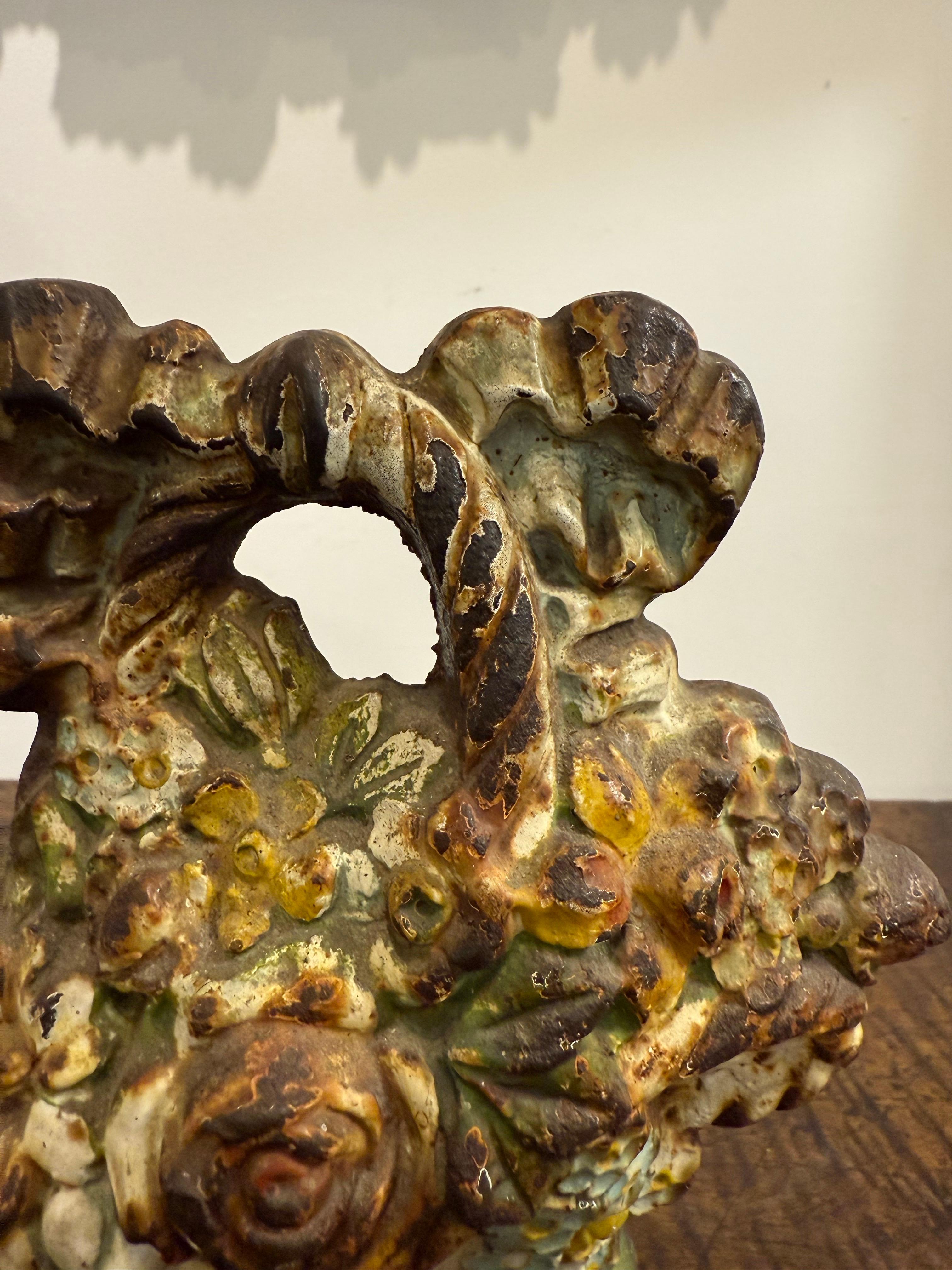 An English Victorian Cast Iron Painted Doorstops, 19th Century in vendita 3