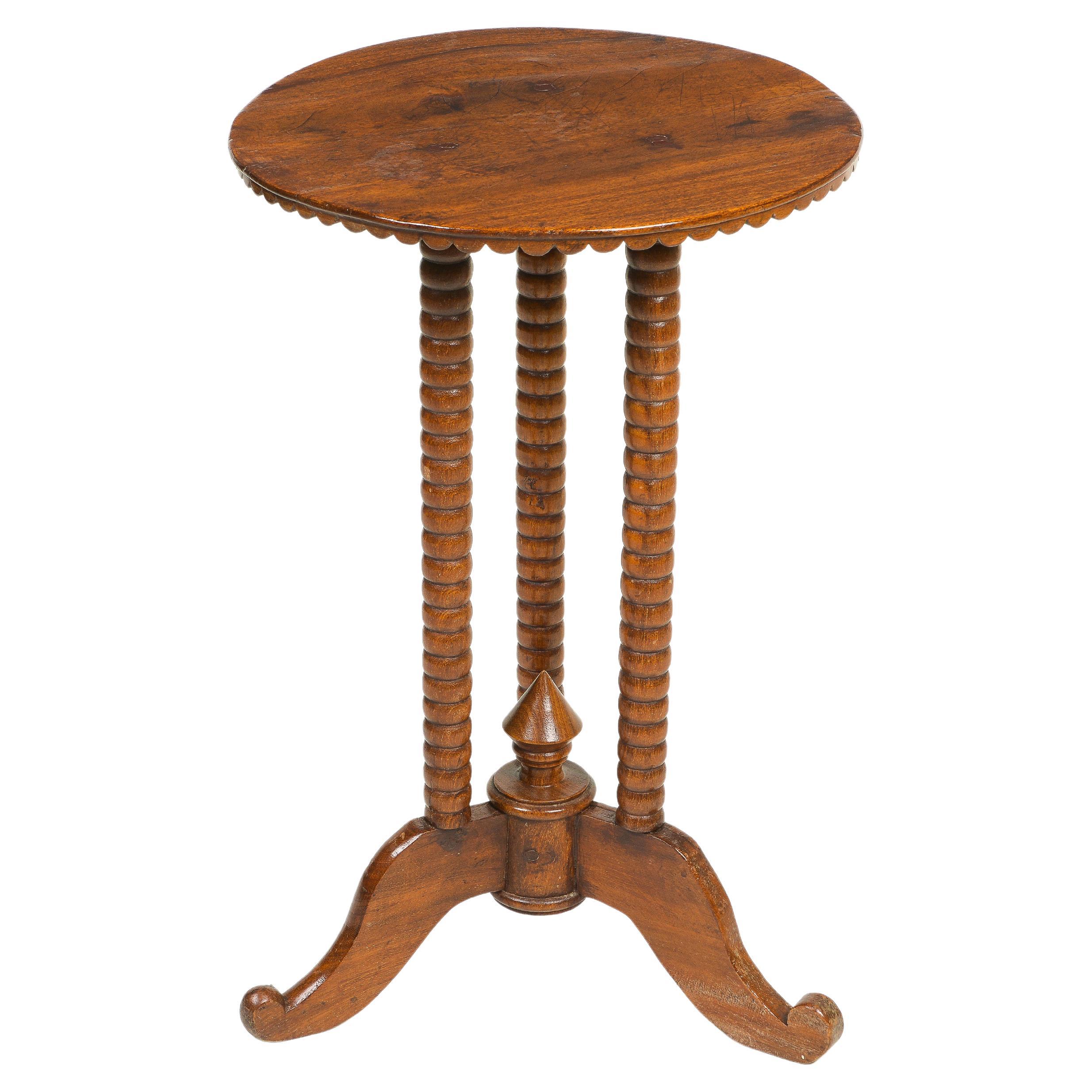 An English Walnut Plant Stand For Sale