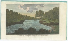 An Engraved and Hand-coloured View of Ohiopyle Falls in Pennsylvania, ca.1800