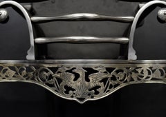 Engraved German Silver Firegrate