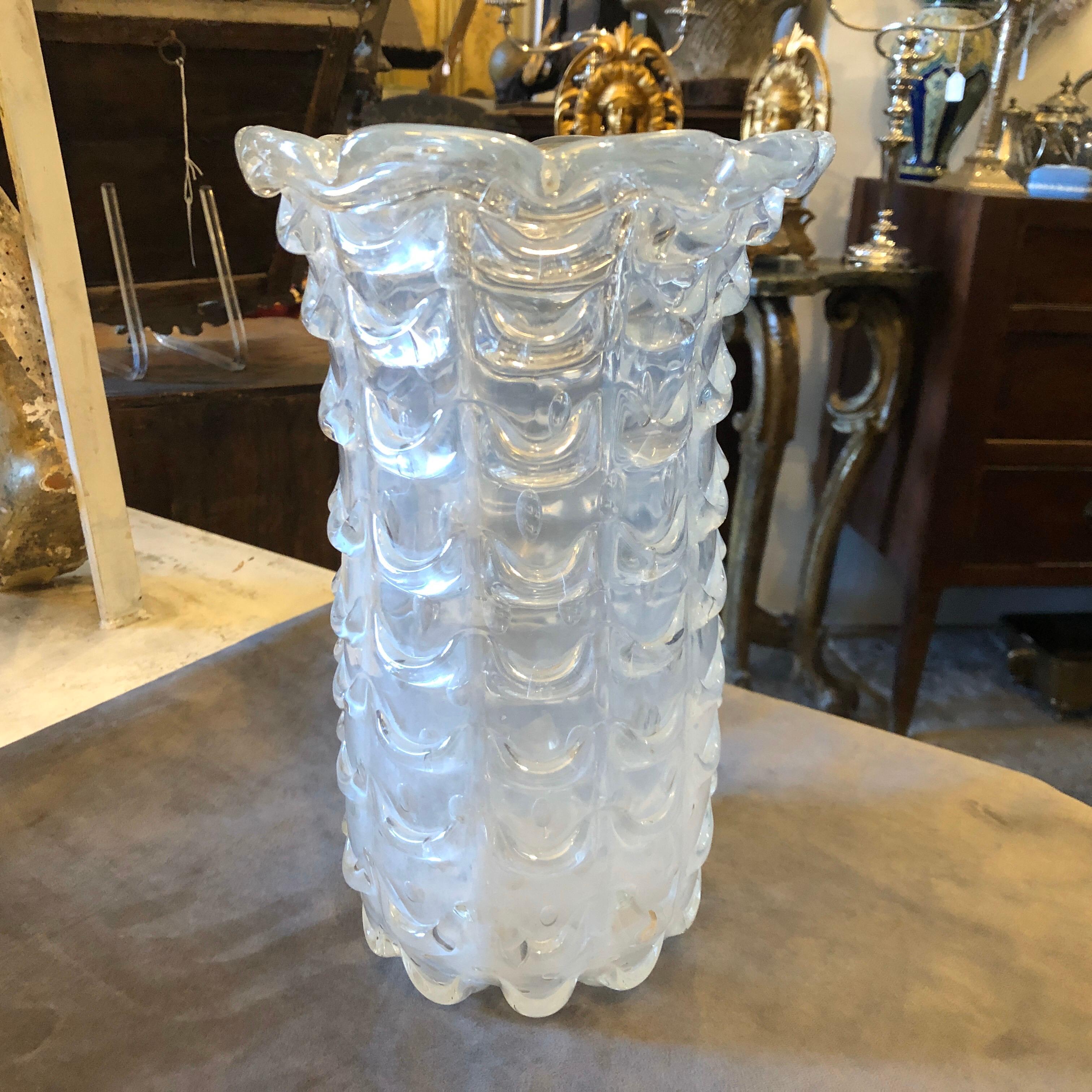 murano vase made in italy