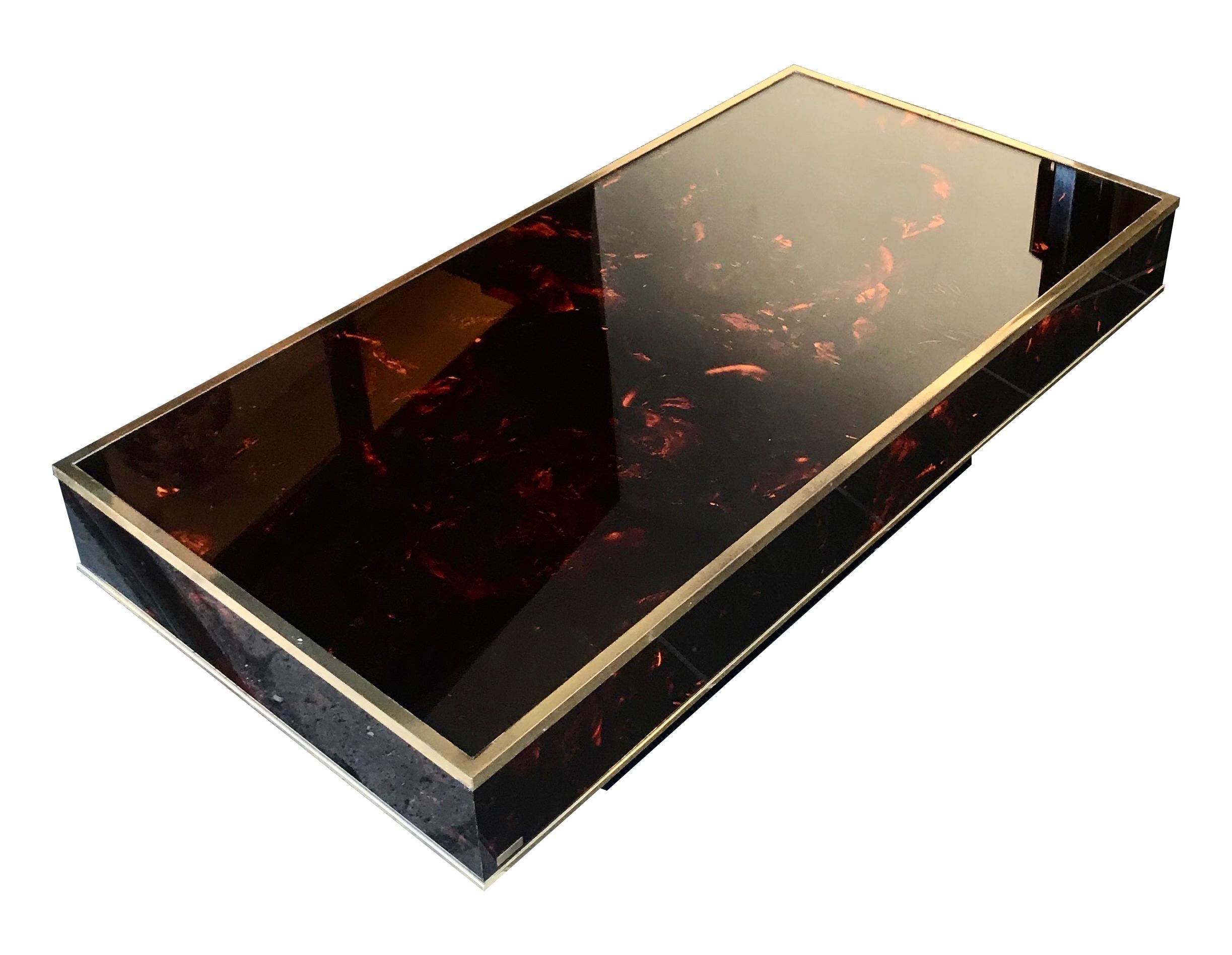 Eric Maville Faux Tortoiseshell Coffee Table 4