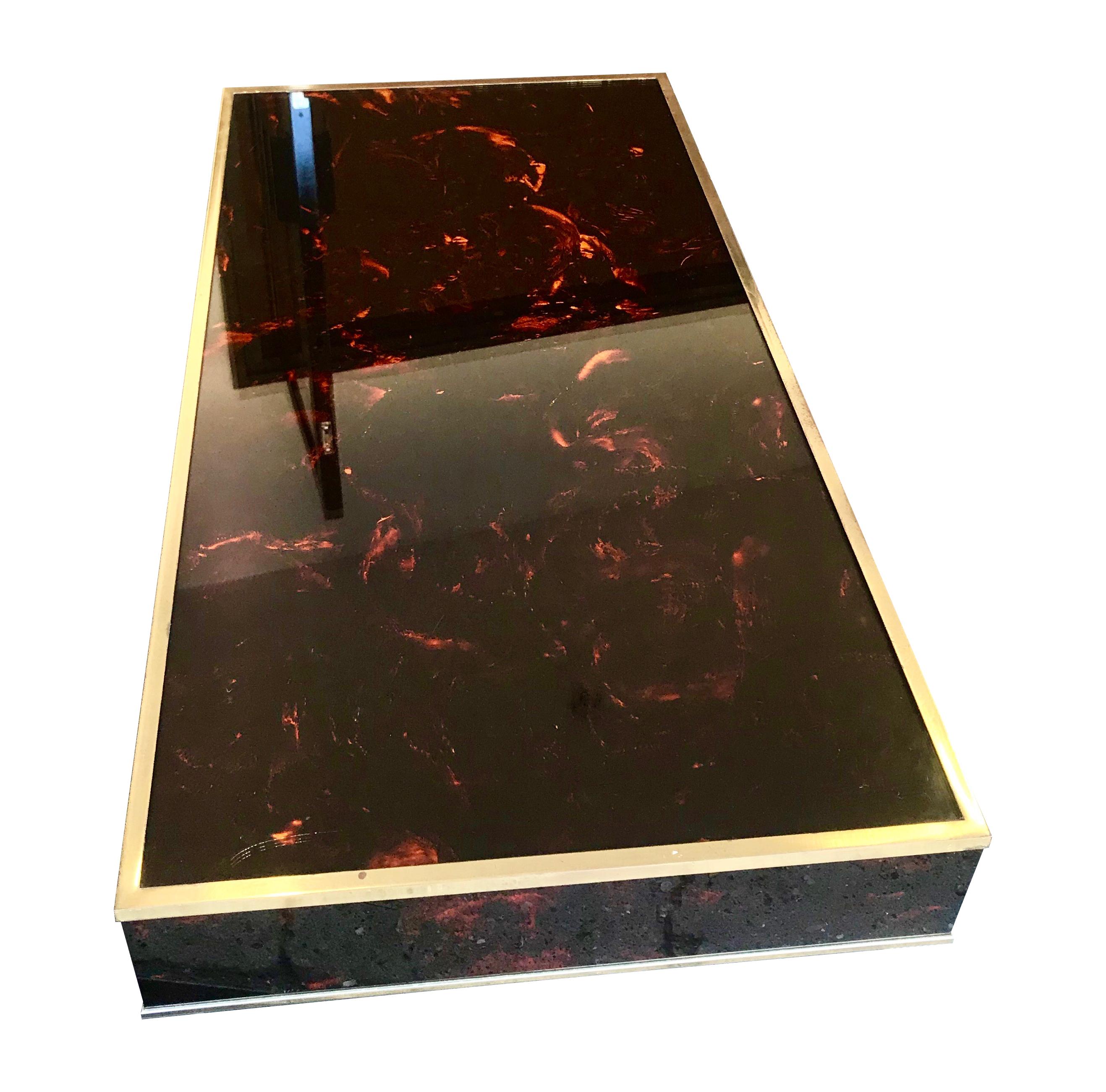 Eric Maville Faux Tortoiseshell Coffee Table 5