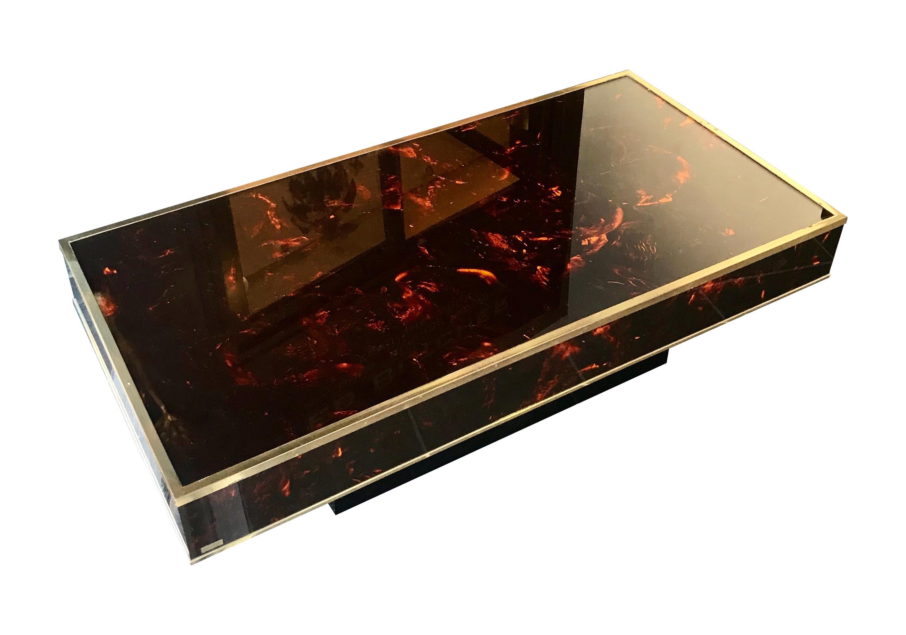 Eric Maville Faux Tortoiseshell Coffee Table 6